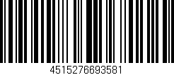 Código de barras (EAN, GTIN, SKU, ISBN): '4515276693581'
