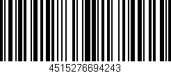 Código de barras (EAN, GTIN, SKU, ISBN): '4515276694243'