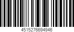 Código de barras (EAN, GTIN, SKU, ISBN): '4515276694946'