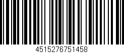 Código de barras (EAN, GTIN, SKU, ISBN): '4515276751458'