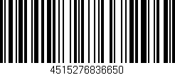 Código de barras (EAN, GTIN, SKU, ISBN): '4515276836650'