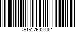 Código de barras (EAN, GTIN, SKU, ISBN): '4515276838081'