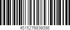 Código de barras (EAN, GTIN, SKU, ISBN): '4515276838098'