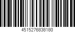 Código de barras (EAN, GTIN, SKU, ISBN): '4515276838180'