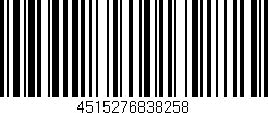Código de barras (EAN, GTIN, SKU, ISBN): '4515276838258'