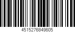 Código de barras (EAN, GTIN, SKU, ISBN): '4515276849605'