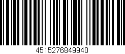 Código de barras (EAN, GTIN, SKU, ISBN): '4515276849940'