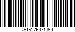 Código de barras (EAN, GTIN, SKU, ISBN): '4515276871958'