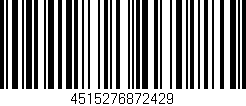 Código de barras (EAN, GTIN, SKU, ISBN): '4515276872429'