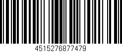 Código de barras (EAN, GTIN, SKU, ISBN): '4515276877479'
