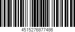Código de barras (EAN, GTIN, SKU, ISBN): '4515276877486'