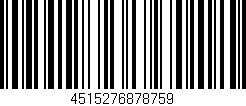 Código de barras (EAN, GTIN, SKU, ISBN): '4515276878759'
