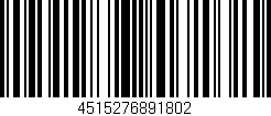 Código de barras (EAN, GTIN, SKU, ISBN): '4515276891802'