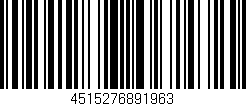 Código de barras (EAN, GTIN, SKU, ISBN): '4515276891963'