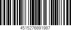 Código de barras (EAN, GTIN, SKU, ISBN): '4515276891987'