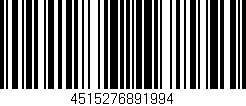 Código de barras (EAN, GTIN, SKU, ISBN): '4515276891994'