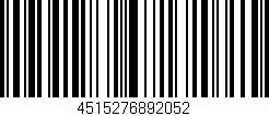 Código de barras (EAN, GTIN, SKU, ISBN): '4515276892052'