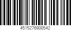 Código de barras (EAN, GTIN, SKU, ISBN): '4515276900542'