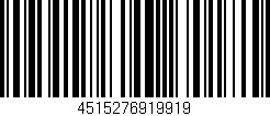 Código de barras (EAN, GTIN, SKU, ISBN): '4515276919919'