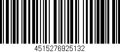 Código de barras (EAN, GTIN, SKU, ISBN): '4515276925132'
