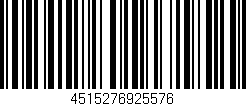 Código de barras (EAN, GTIN, SKU, ISBN): '4515276925576'