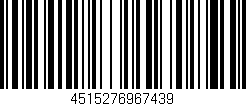 Código de barras (EAN, GTIN, SKU, ISBN): '4515276967439'