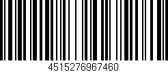Código de barras (EAN, GTIN, SKU, ISBN): '4515276967460'