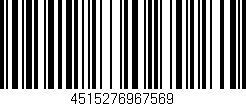Código de barras (EAN, GTIN, SKU, ISBN): '4515276967569'