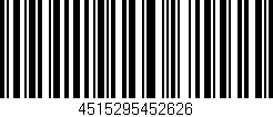 Código de barras (EAN, GTIN, SKU, ISBN): '4515295452626'