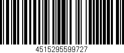 Código de barras (EAN, GTIN, SKU, ISBN): '4515295599727'
