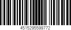 Código de barras (EAN, GTIN, SKU, ISBN): '4515295599772'