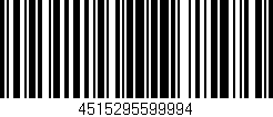 Código de barras (EAN, GTIN, SKU, ISBN): '4515295599994'