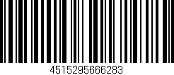 Código de barras (EAN, GTIN, SKU, ISBN): '4515295666283'