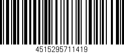 Código de barras (EAN, GTIN, SKU, ISBN): '4515295711419'
