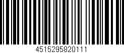 Código de barras (EAN, GTIN, SKU, ISBN): '4515295820111'