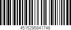 Código de barras (EAN, GTIN, SKU, ISBN): '4515295941748'