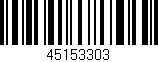 Código de barras (EAN, GTIN, SKU, ISBN): '45153303'