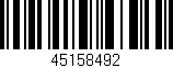Código de barras (EAN, GTIN, SKU, ISBN): '45158492'