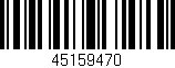 Código de barras (EAN, GTIN, SKU, ISBN): '45159470'