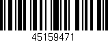 Código de barras (EAN, GTIN, SKU, ISBN): '45159471'