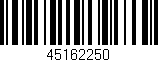 Código de barras (EAN, GTIN, SKU, ISBN): '45162250'