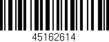 Código de barras (EAN, GTIN, SKU, ISBN): '45162614'