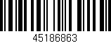 Código de barras (EAN, GTIN, SKU, ISBN): '45186863'