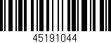 Código de barras (EAN, GTIN, SKU, ISBN): '45191044'