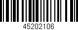 Código de barras (EAN, GTIN, SKU, ISBN): '45202106'