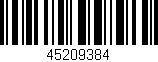 Código de barras (EAN, GTIN, SKU, ISBN): '45209384'