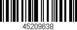 Código de barras (EAN, GTIN, SKU, ISBN): '45209638'
