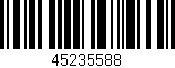 Código de barras (EAN, GTIN, SKU, ISBN): '45235588'