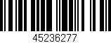 Código de barras (EAN, GTIN, SKU, ISBN): '45236277'