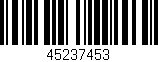 Código de barras (EAN, GTIN, SKU, ISBN): '45237453'